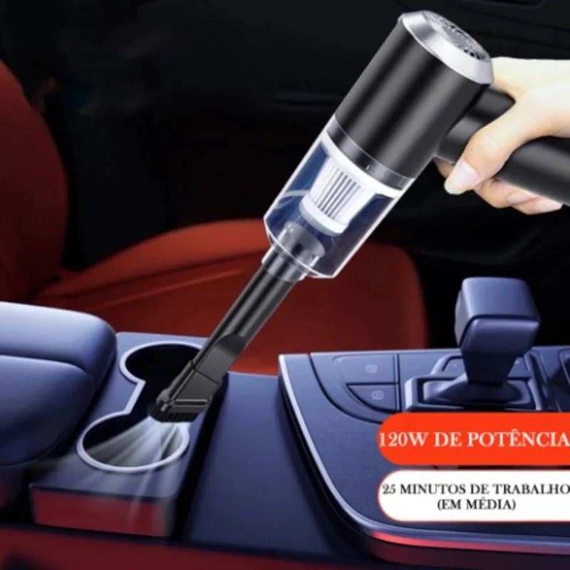 TurboClean Pro – Aspirador Automotivo Sem Fio de Alta Potência