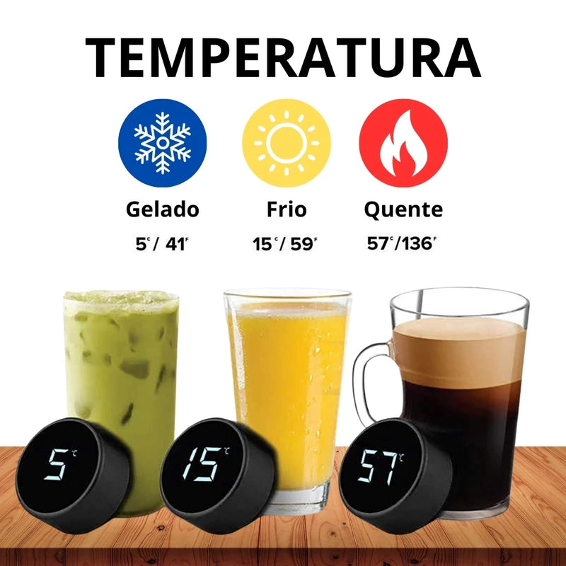 Garrafa Térmica Smart Touch 500ml – Controle de Temperatura Digital