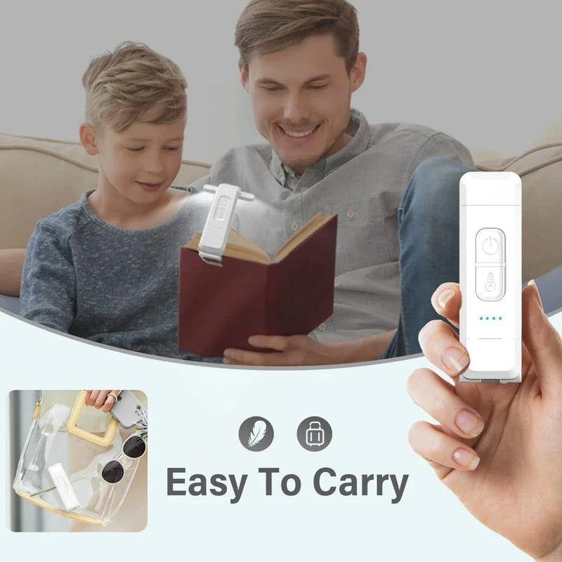 NightPage Luz LED recarregável para Leitura Noturna