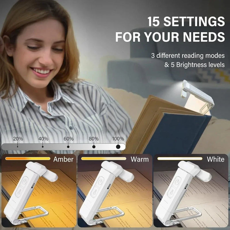 NightPage Luz LED recarregável para Leitura Noturna